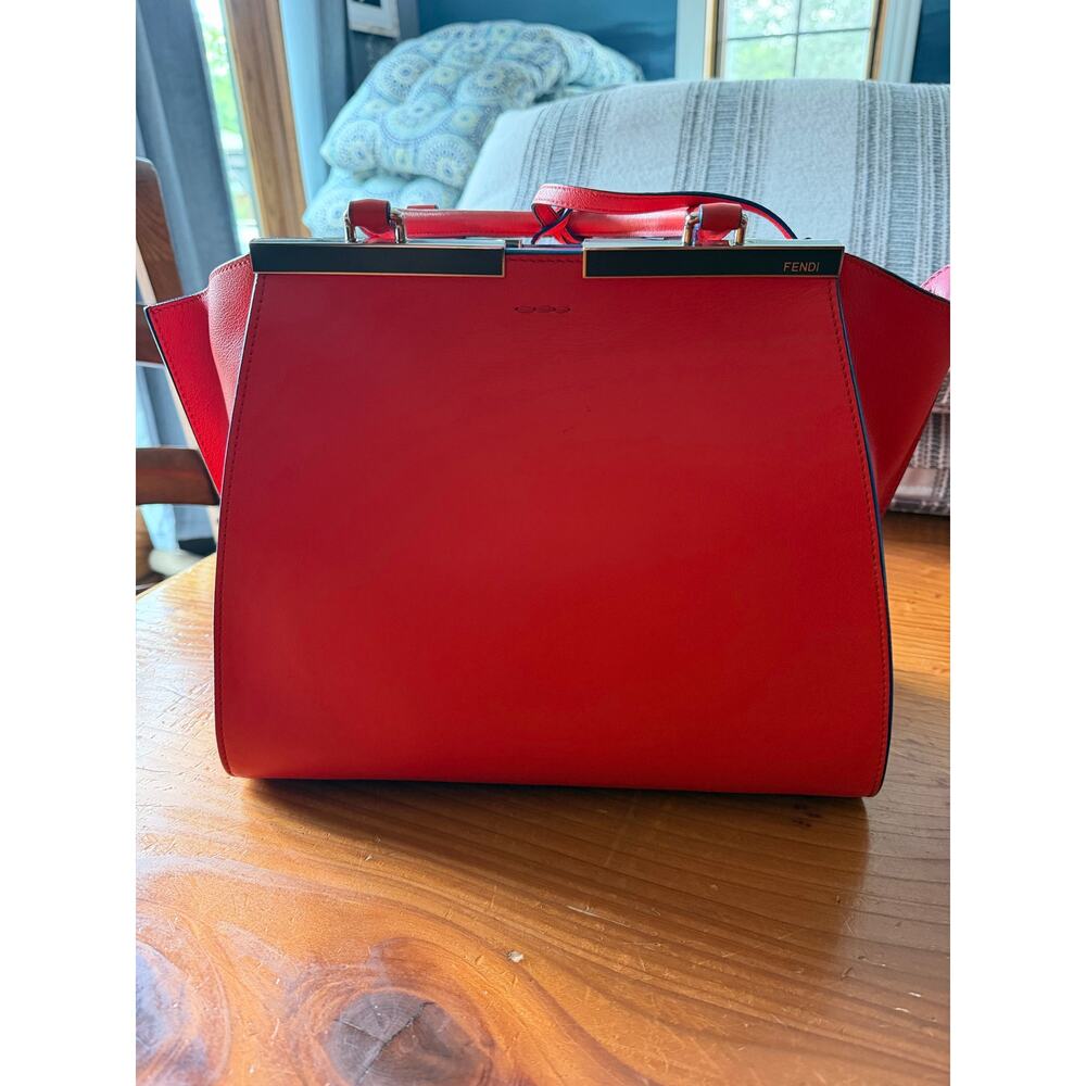 Fendi 3 Jours Rare Colorblock Orange/Pink/Blue EUC - Picture 15 of 15